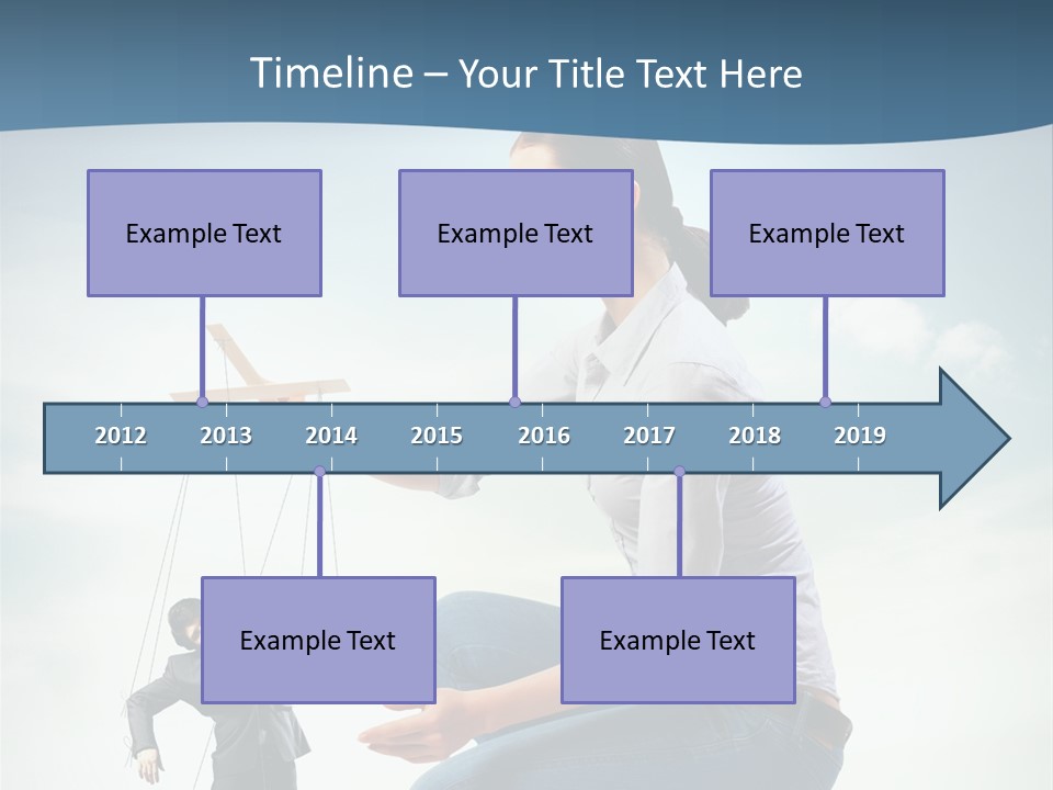 Worker Dictator Caucasian PowerPoint Template