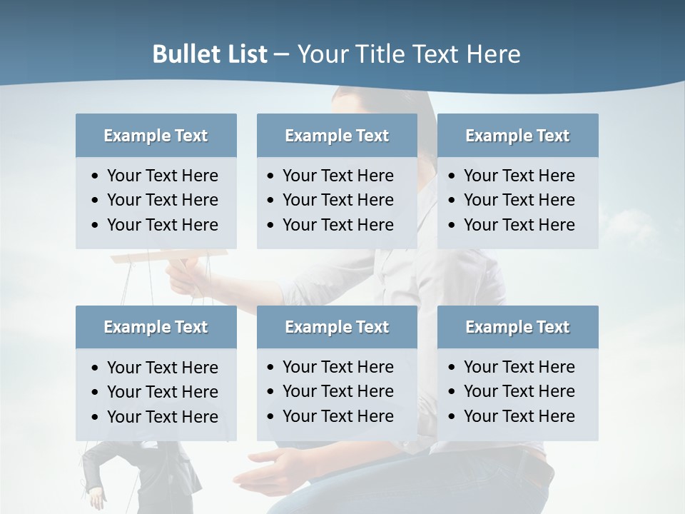 Worker Dictator Caucasian PowerPoint Template