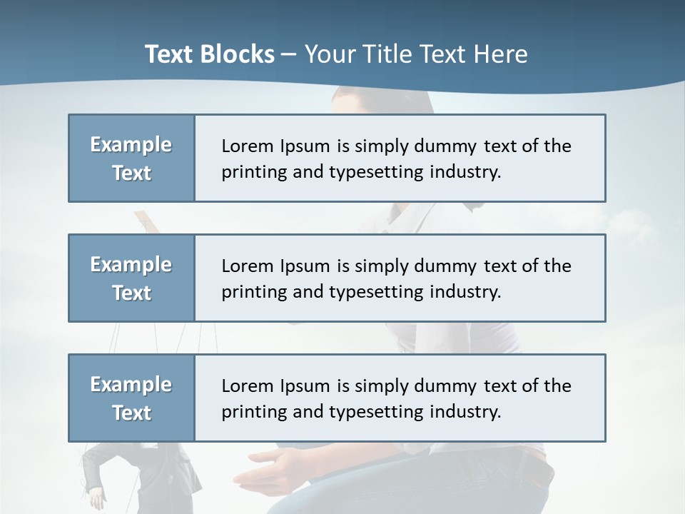 Worker Dictator Caucasian PowerPoint Template