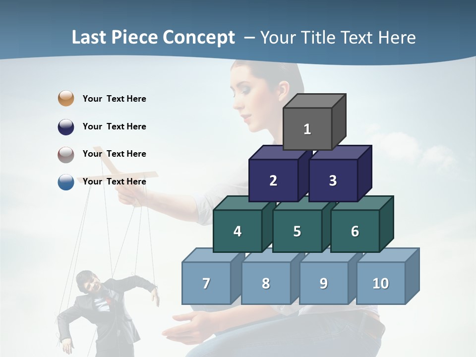 Worker Dictator Caucasian PowerPoint Template