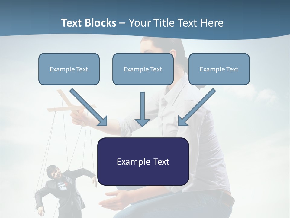 Worker Dictator Caucasian PowerPoint Template