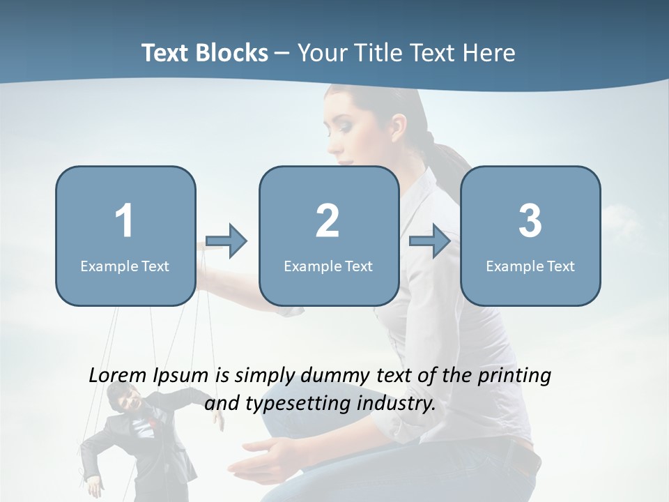 Worker Dictator Caucasian PowerPoint Template