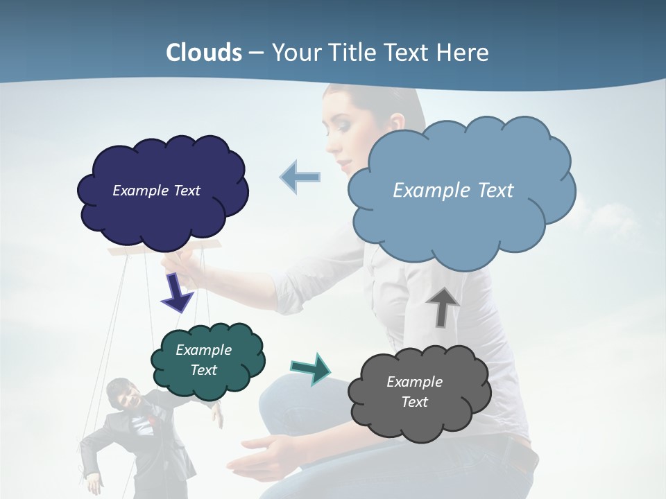Worker Dictator Caucasian PowerPoint Template