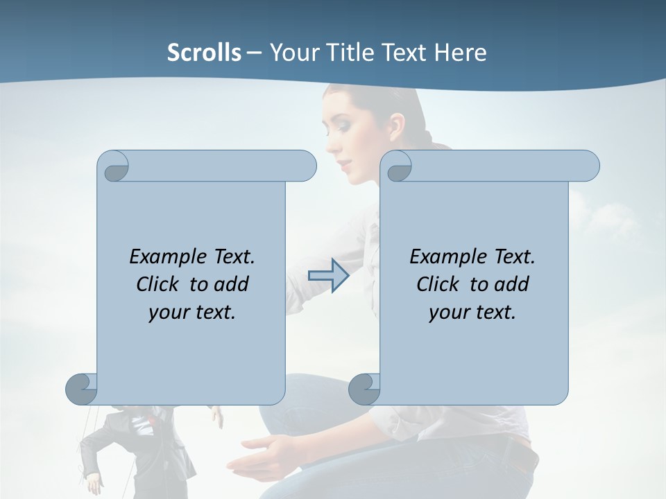 Worker Dictator Caucasian PowerPoint Template