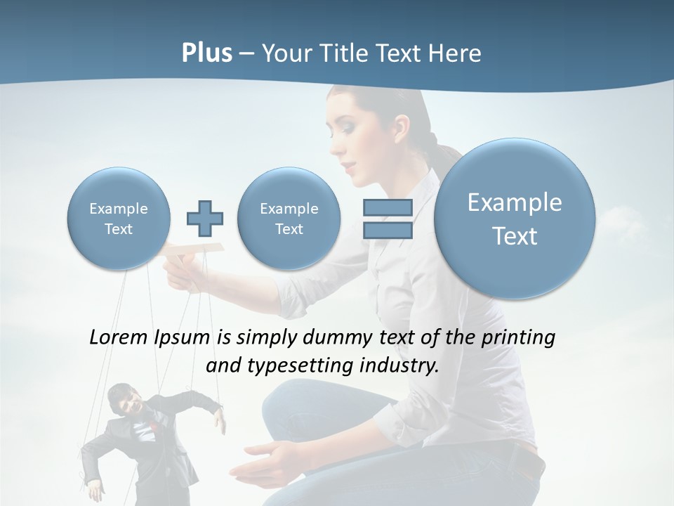 Worker Dictator Caucasian PowerPoint Template