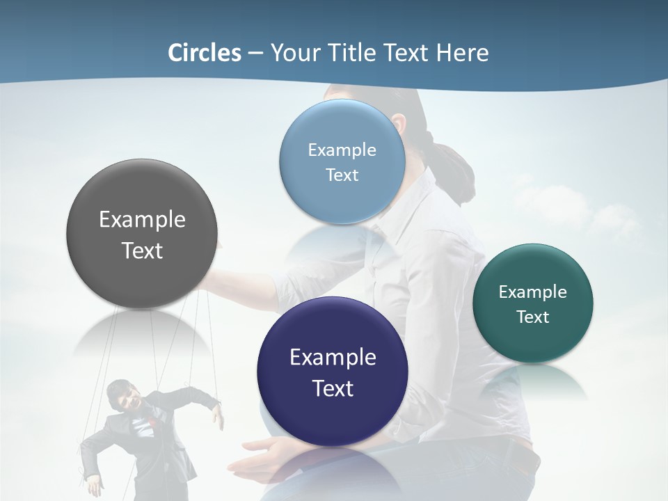 Worker Dictator Caucasian PowerPoint Template