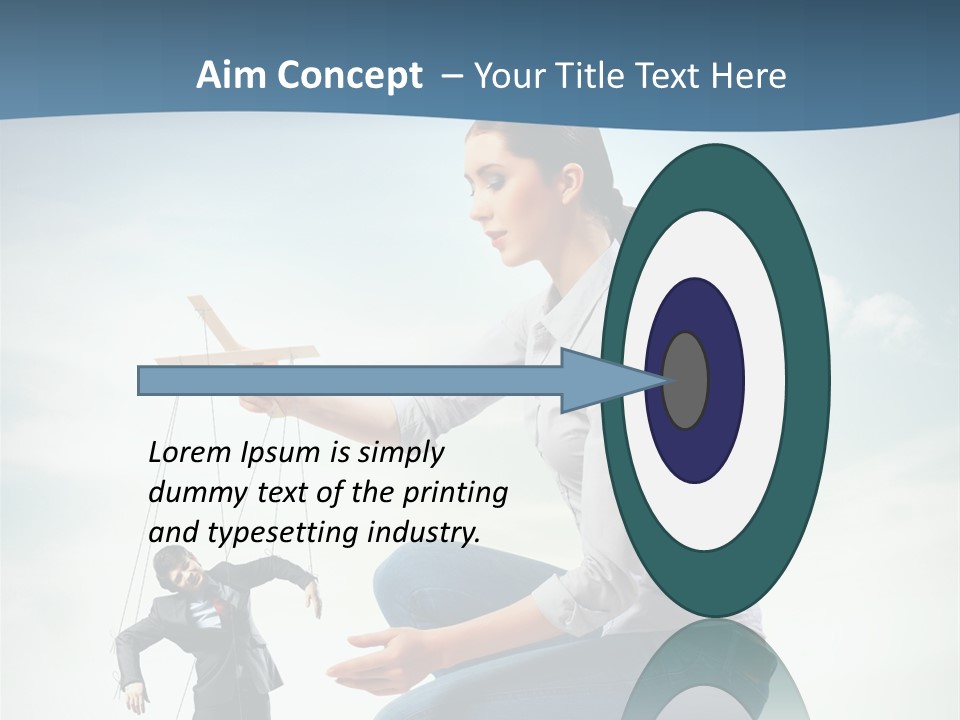 Worker Dictator Caucasian PowerPoint Template