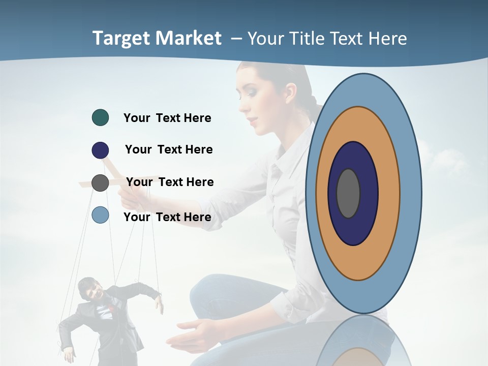 Worker Dictator Caucasian PowerPoint Template