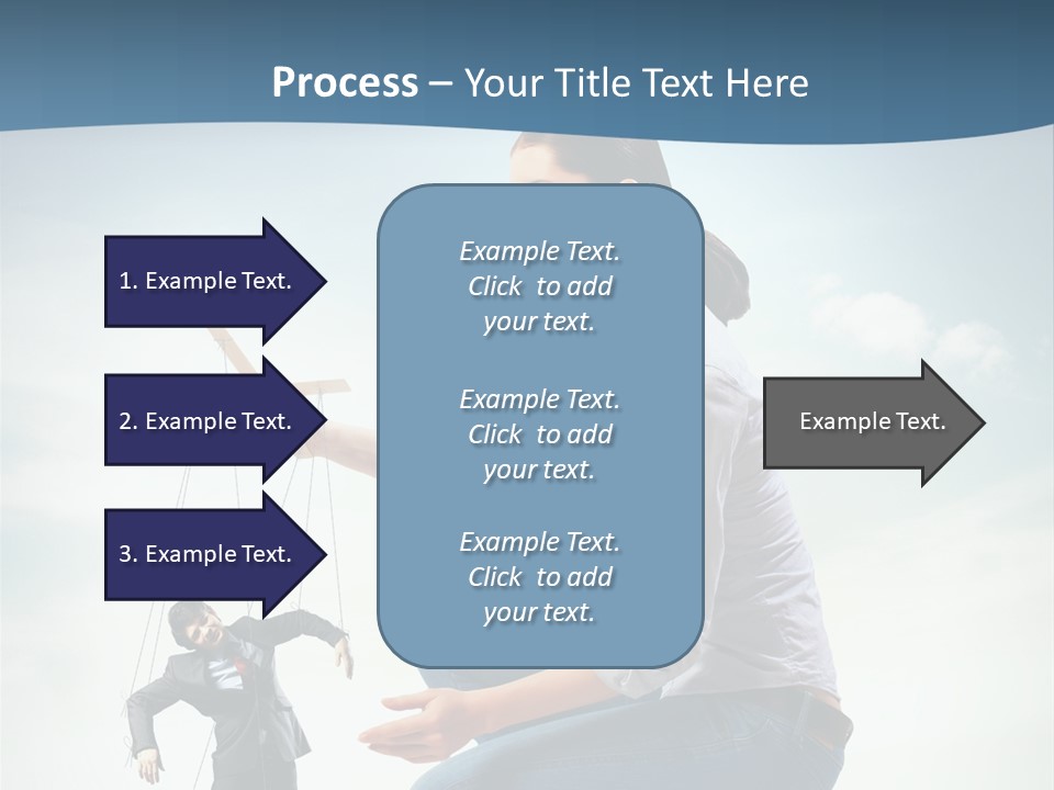 Worker Dictator Caucasian PowerPoint Template