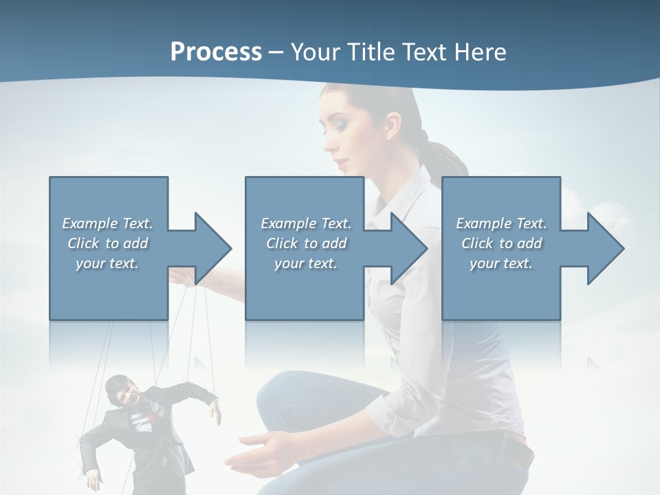 Worker Dictator Caucasian PowerPoint Template