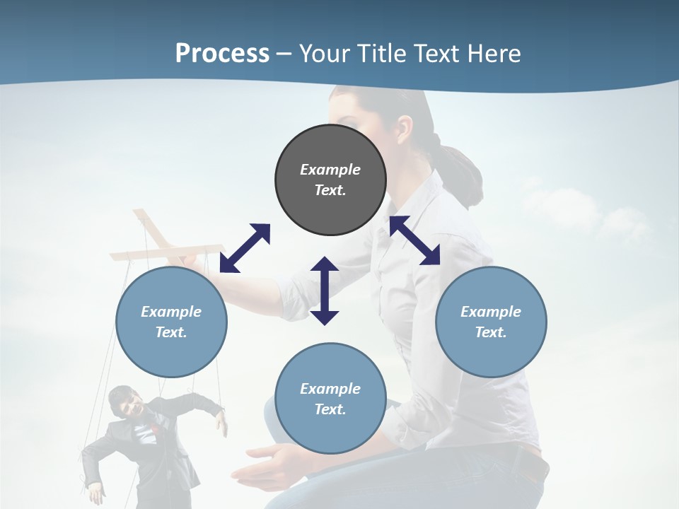 Worker Dictator Caucasian PowerPoint Template