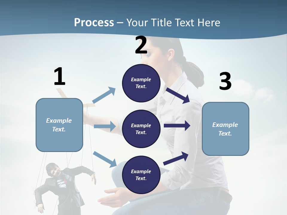 Worker Dictator Caucasian PowerPoint Template