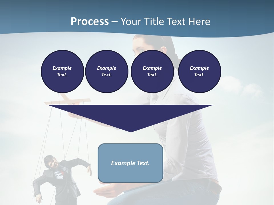 Worker Dictator Caucasian PowerPoint Template