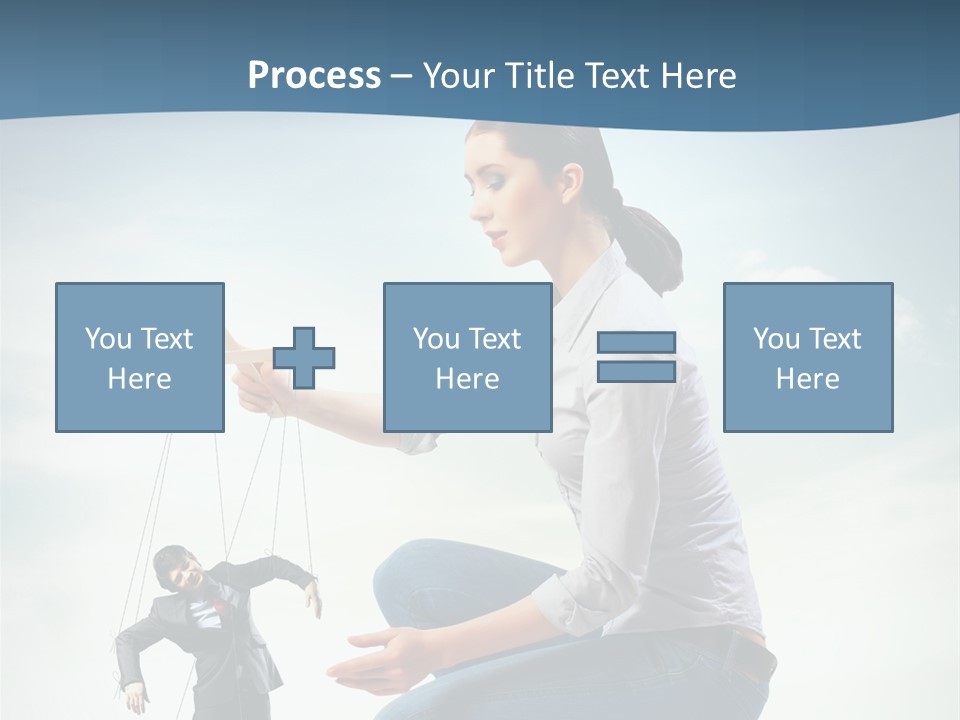 Worker Dictator Caucasian PowerPoint Template