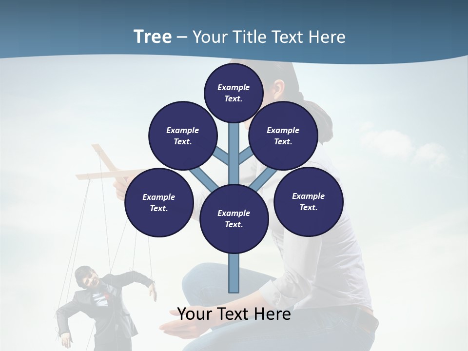 Worker Dictator Caucasian PowerPoint Template