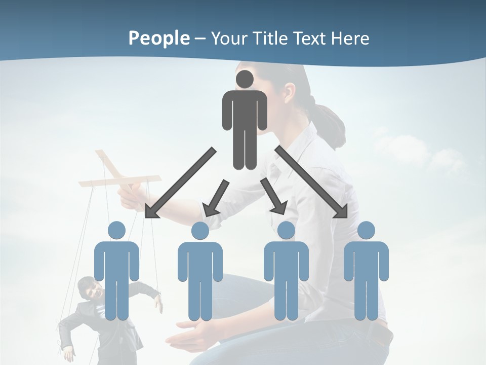 Worker Dictator Caucasian PowerPoint Template