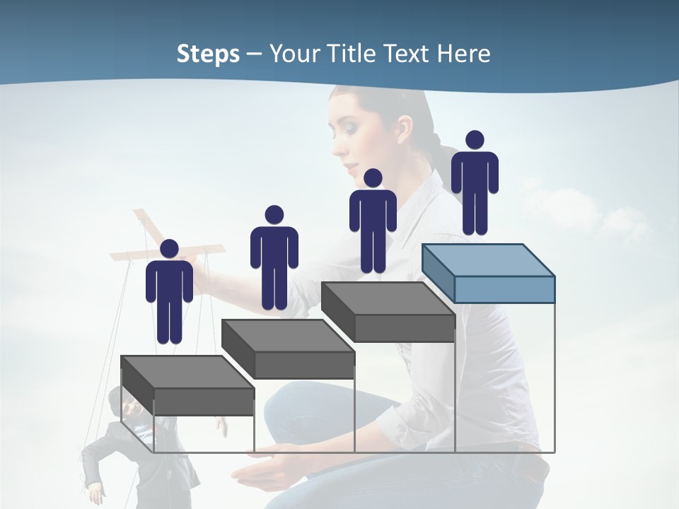 Worker Dictator Caucasian PowerPoint Template