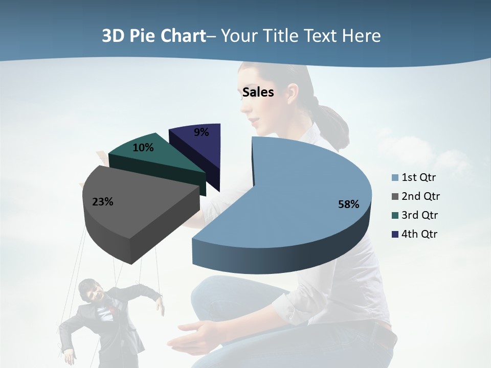Worker Dictator Caucasian PowerPoint Template