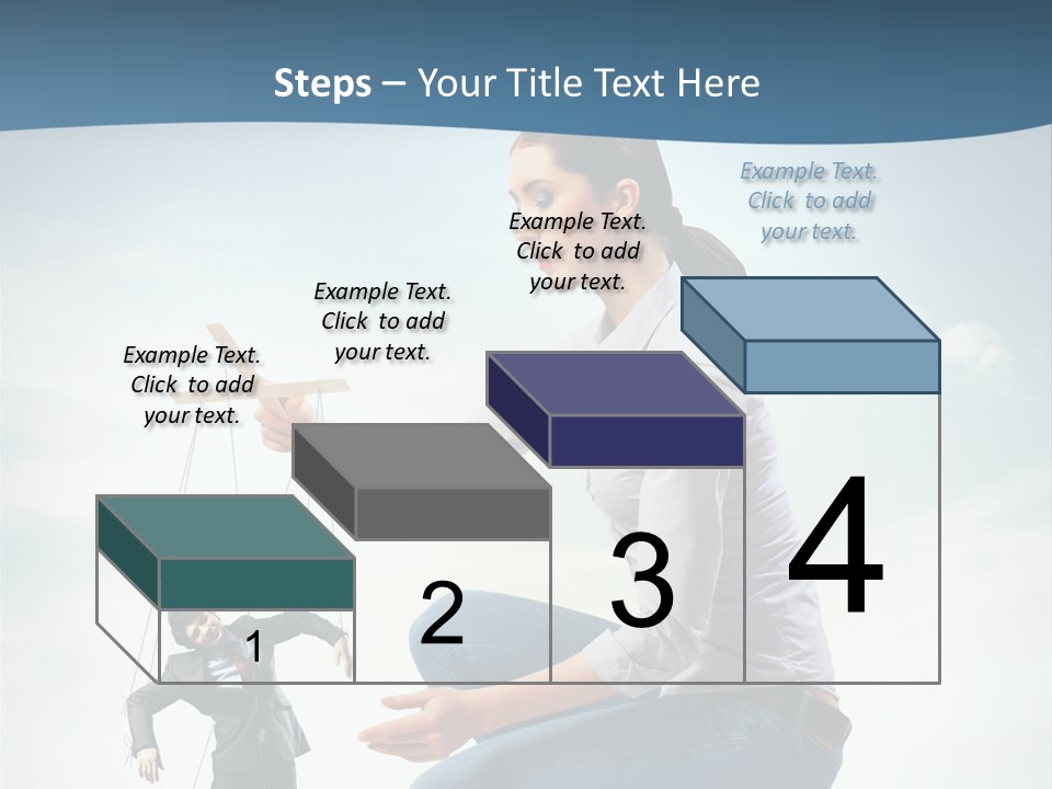 Worker Dictator Caucasian PowerPoint Template