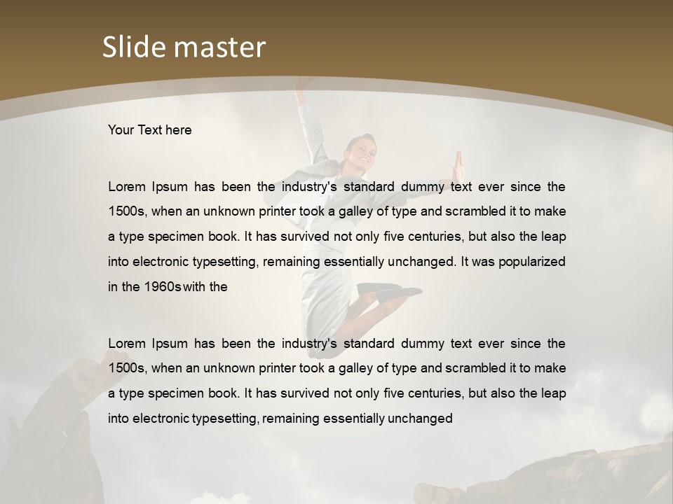 Career Acrobat Extreme PowerPoint Template