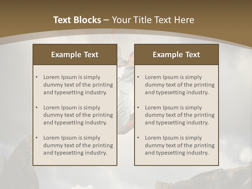 Career Acrobat Extreme PowerPoint Template