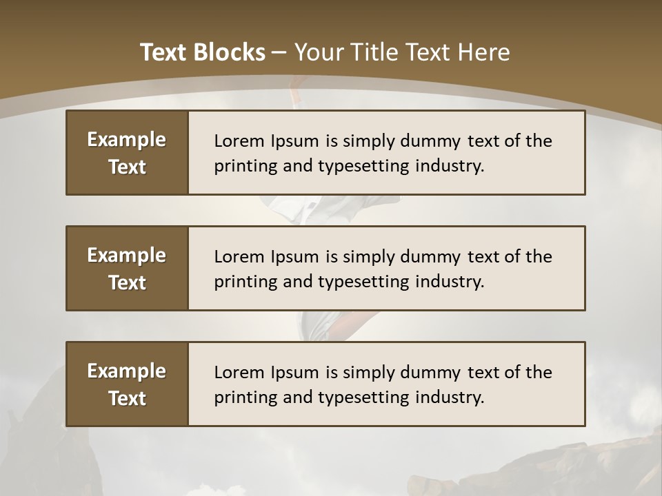 Career Acrobat Extreme PowerPoint Template