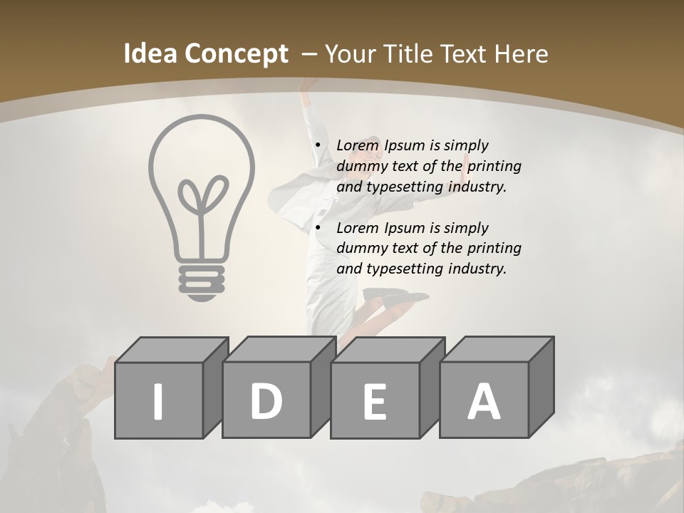 Career Acrobat Extreme PowerPoint Template