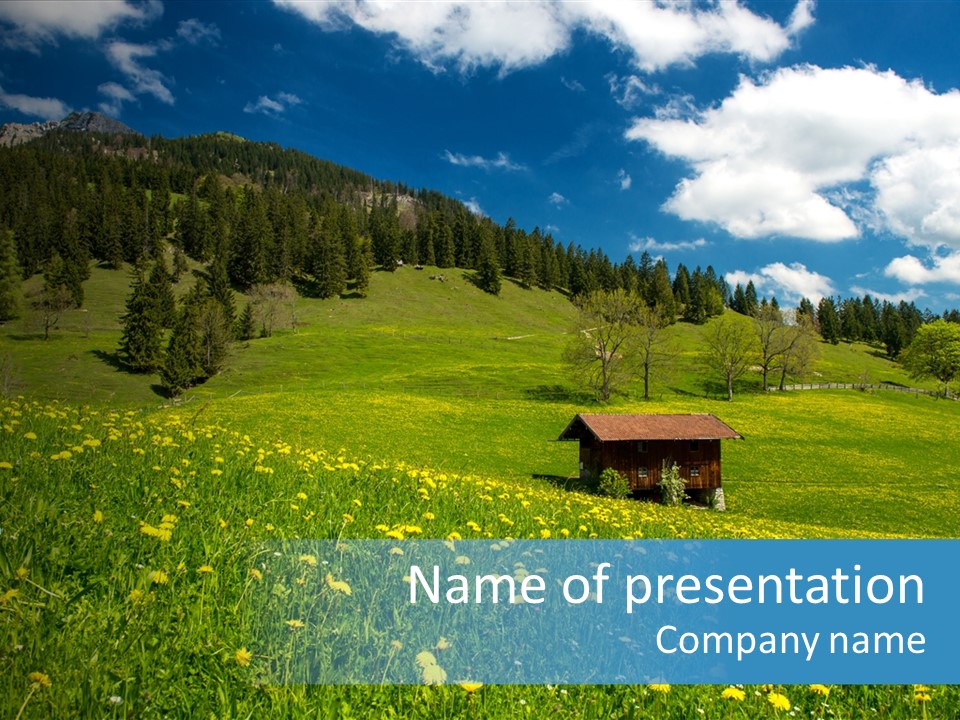 Countryside Nature Hike PowerPoint Template