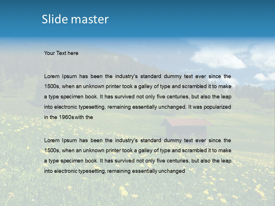 Countryside Nature Hike PowerPoint Template