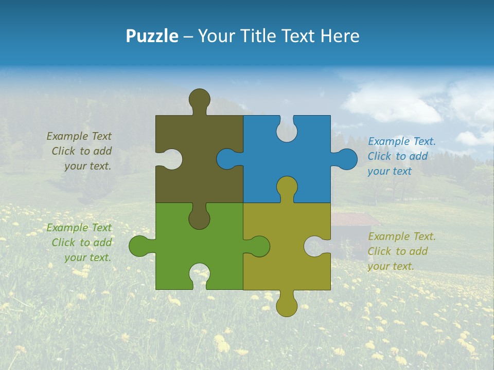 Countryside Nature Hike PowerPoint Template