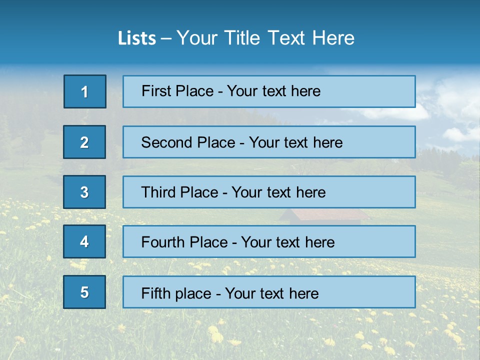 Countryside Nature Hike PowerPoint Template