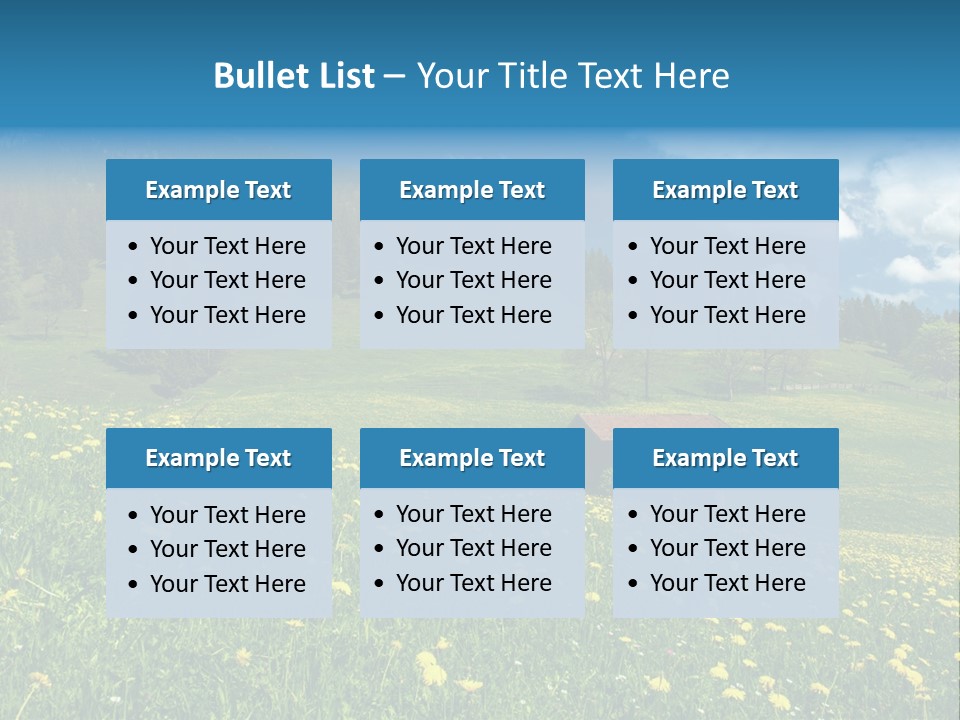 Countryside Nature Hike PowerPoint Template