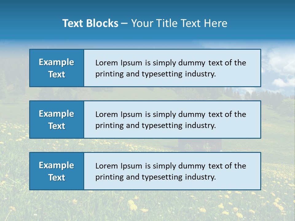 Countryside Nature Hike PowerPoint Template