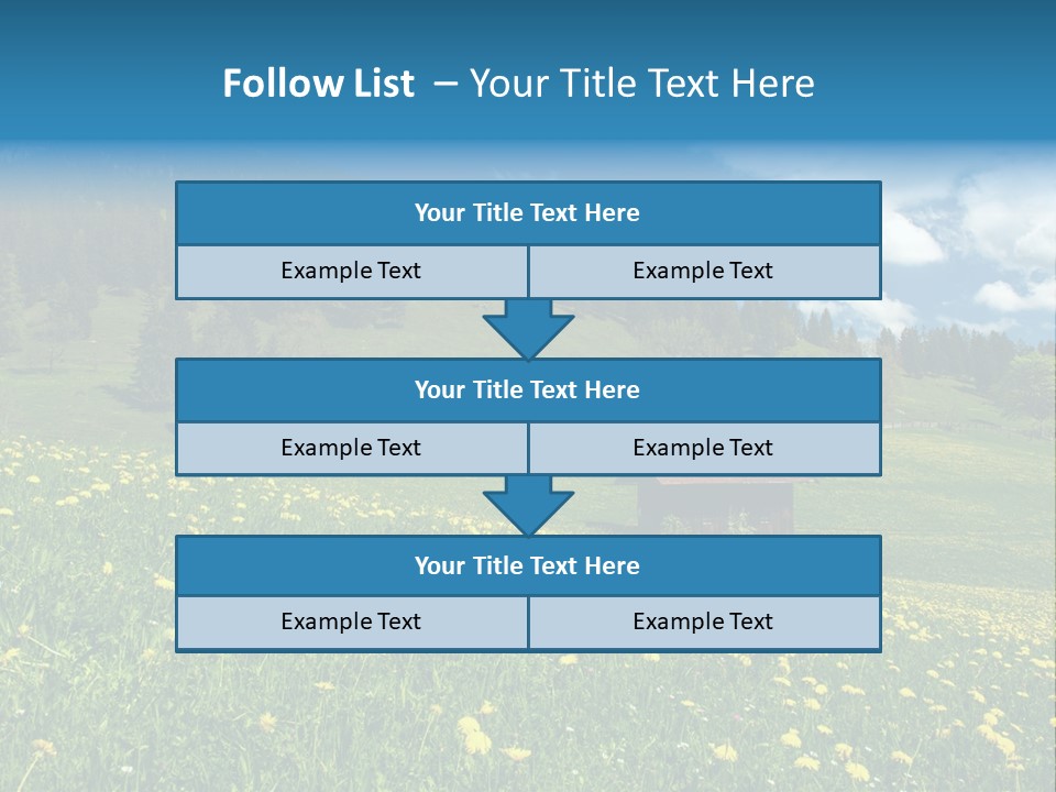 Countryside Nature Hike PowerPoint Template