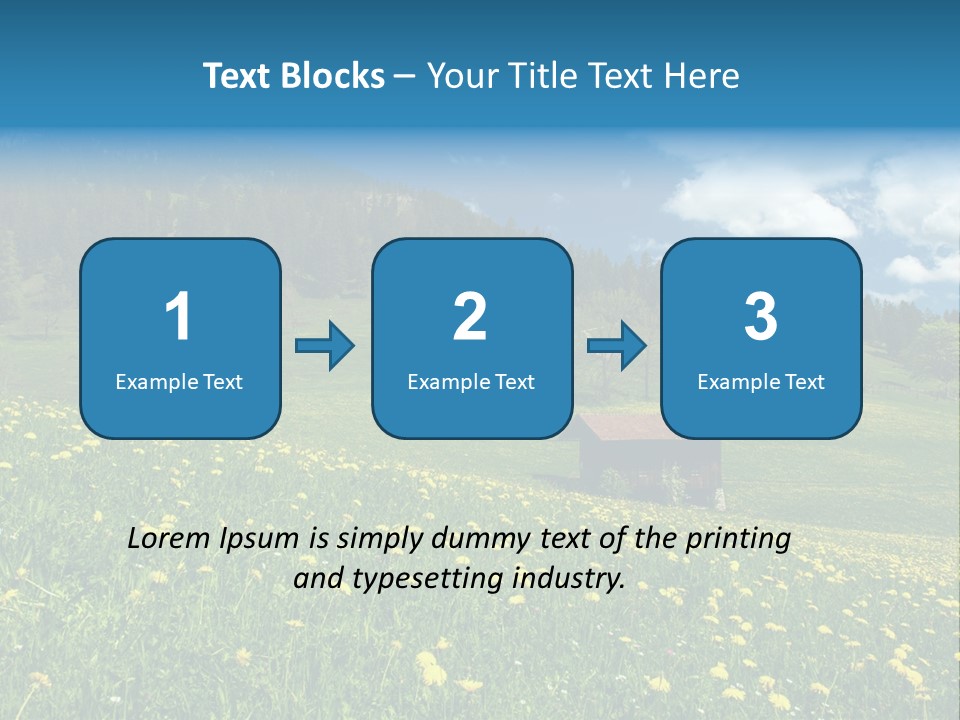 Countryside Nature Hike PowerPoint Template