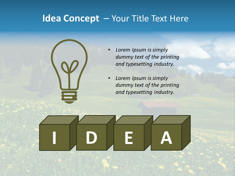 Countryside Nature Hike PowerPoint Template