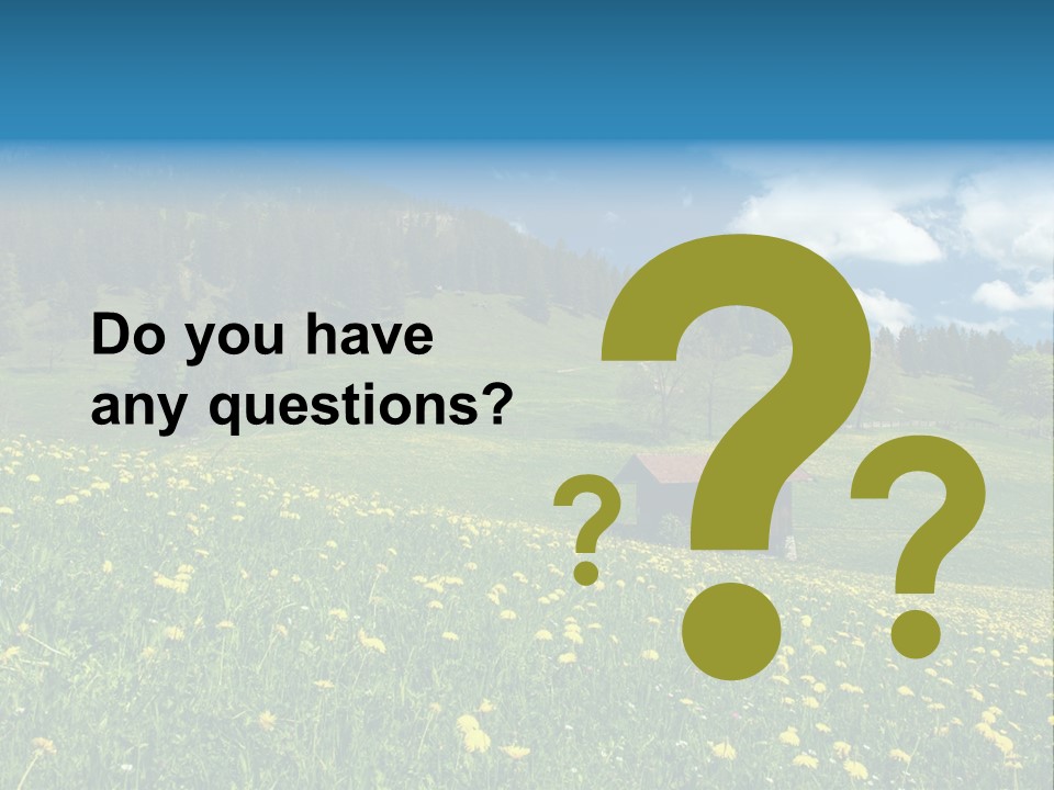 Countryside Nature Hike PowerPoint Template