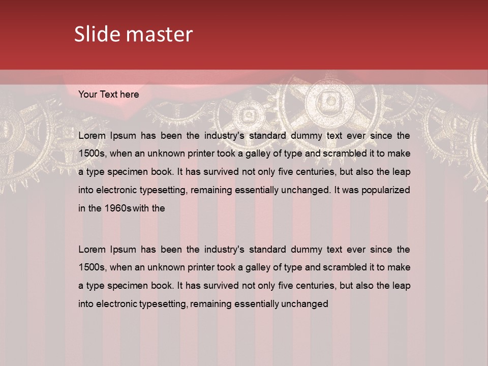 Fastening Mechanism Engineering PowerPoint Template