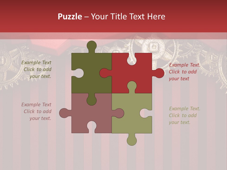 Fastening Mechanism Engineering PowerPoint Template