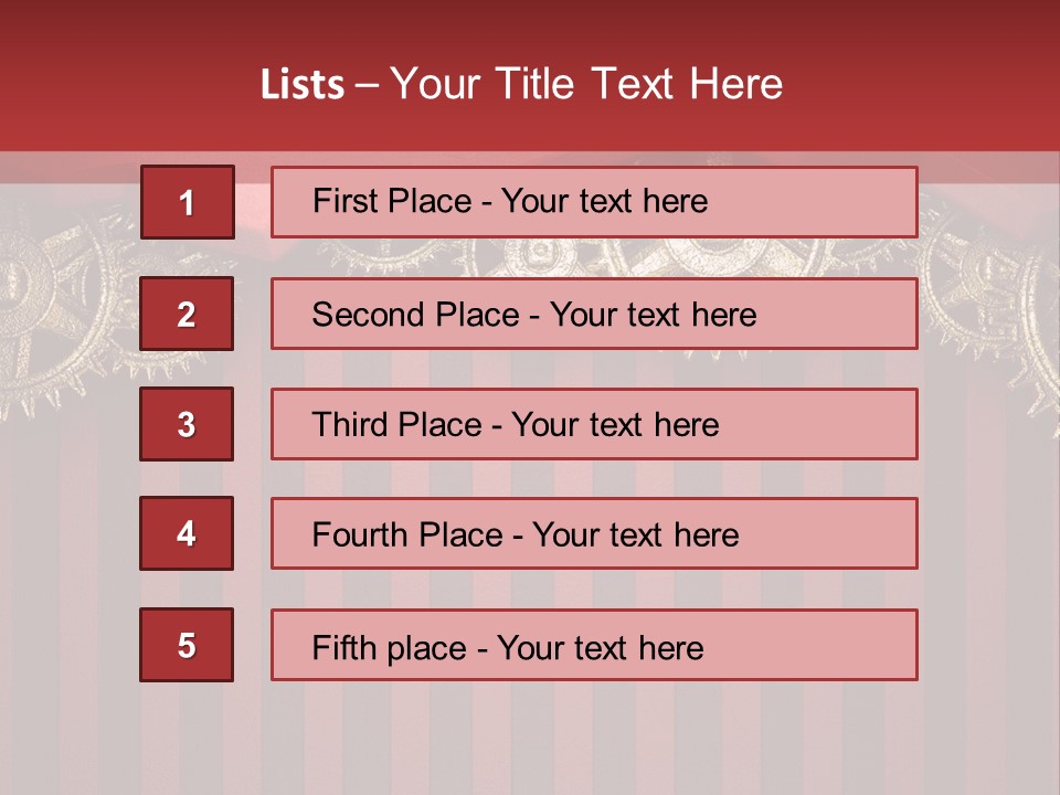 Fastening Mechanism Engineering PowerPoint Template