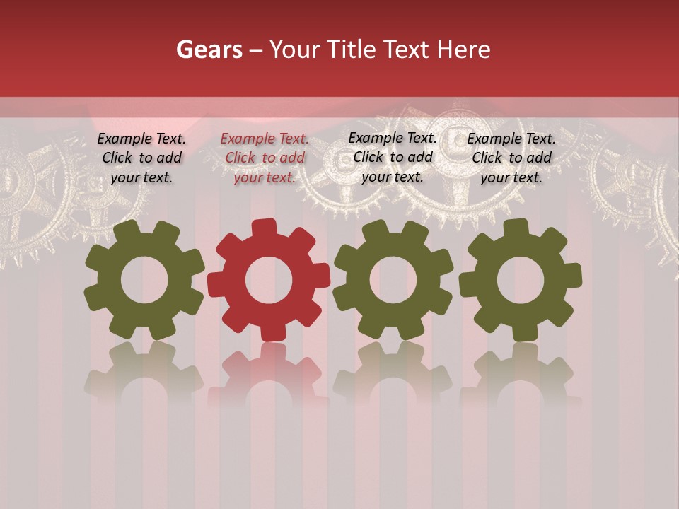 Fastening Mechanism Engineering PowerPoint Template