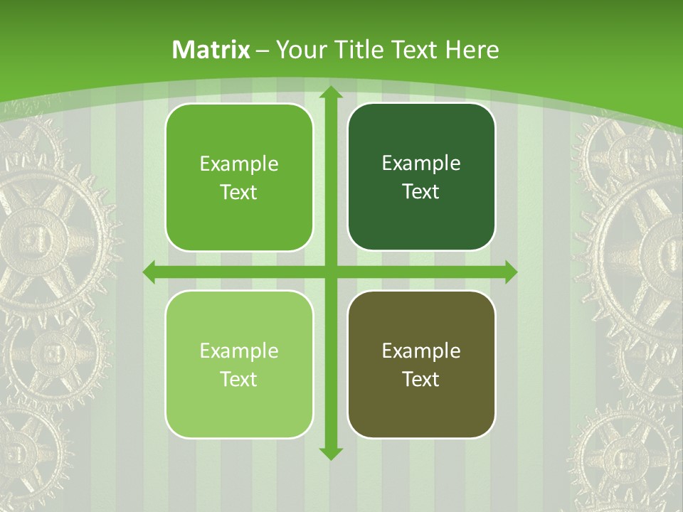 Industrial Mechanic Cogwheel PowerPoint Template