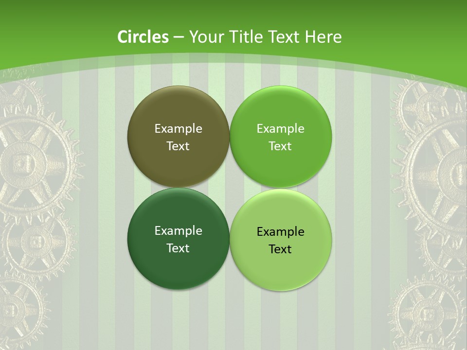 Industrial Mechanic Cogwheel PowerPoint Template
