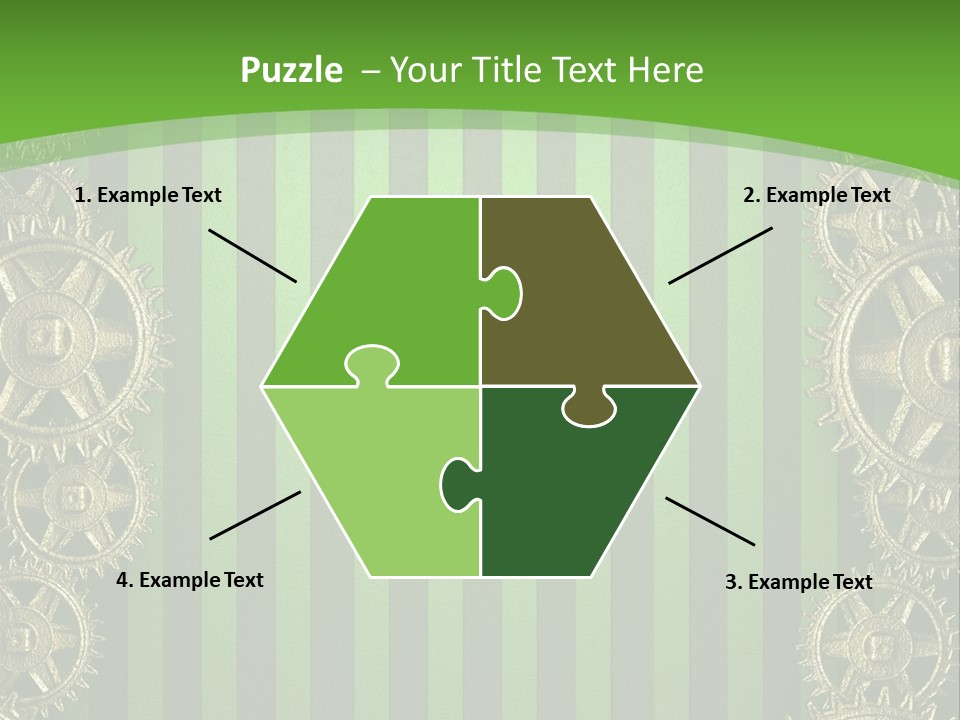 Industrial Mechanic Cogwheel PowerPoint Template