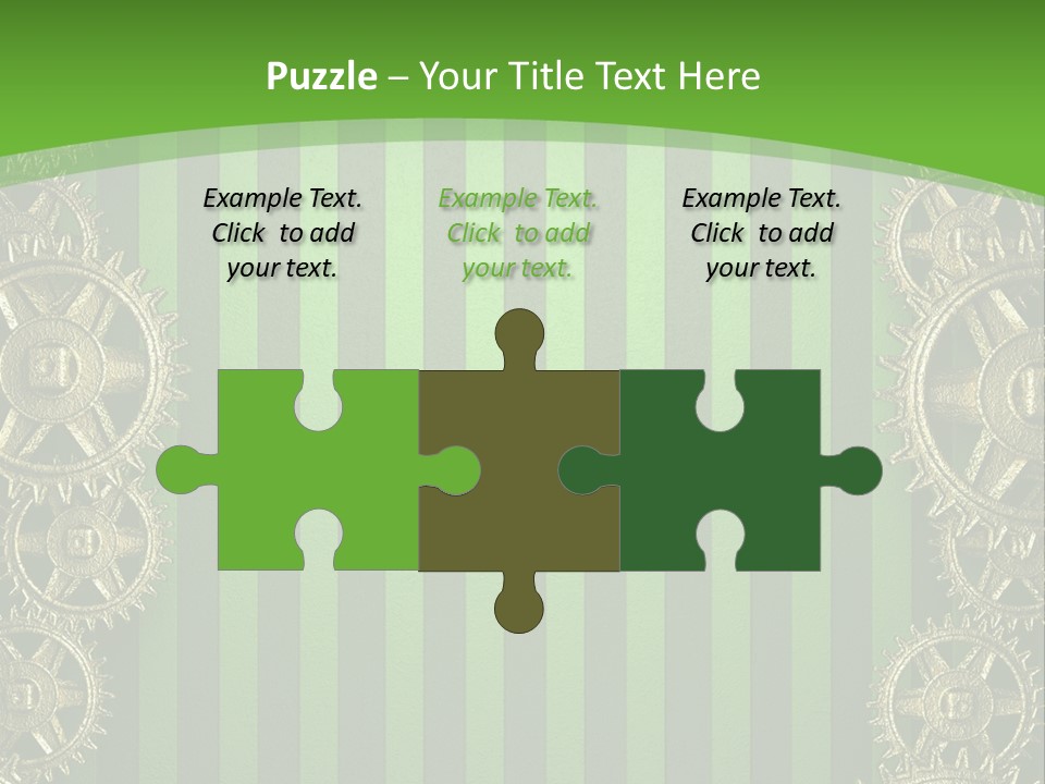 Industrial Mechanic Cogwheel PowerPoint Template