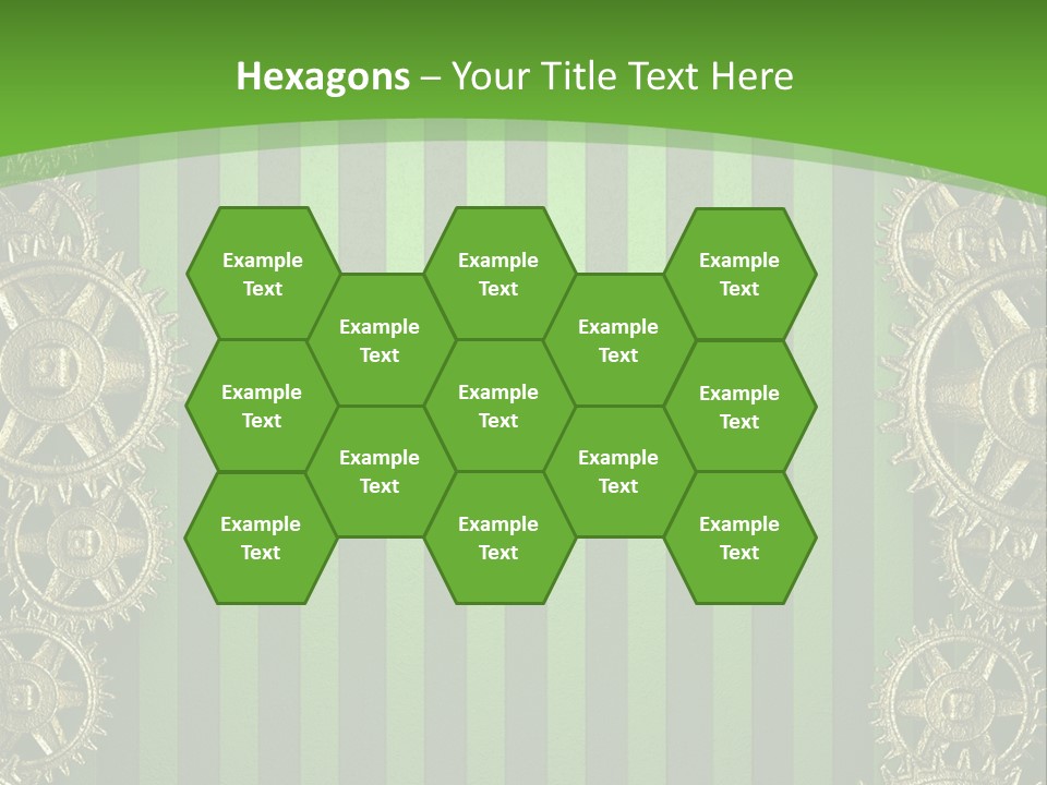 Industrial Mechanic Cogwheel PowerPoint Template