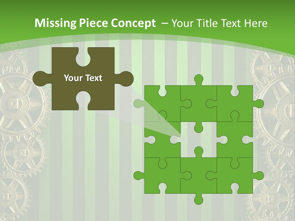 Industrial Mechanic Cogwheel PowerPoint Template