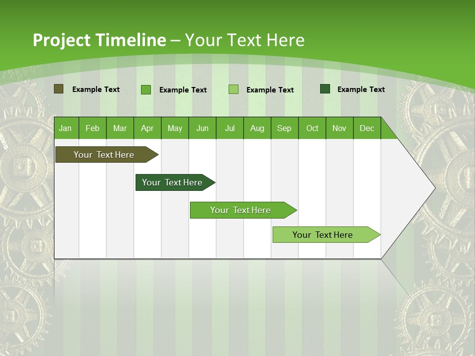 Industrial Mechanic Cogwheel PowerPoint Template
