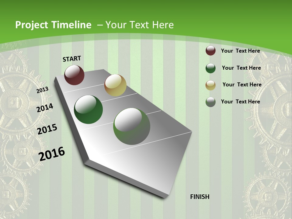Industrial Mechanic Cogwheel PowerPoint Template
