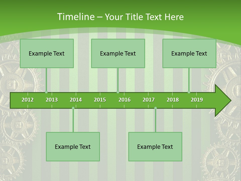 Industrial Mechanic Cogwheel PowerPoint Template